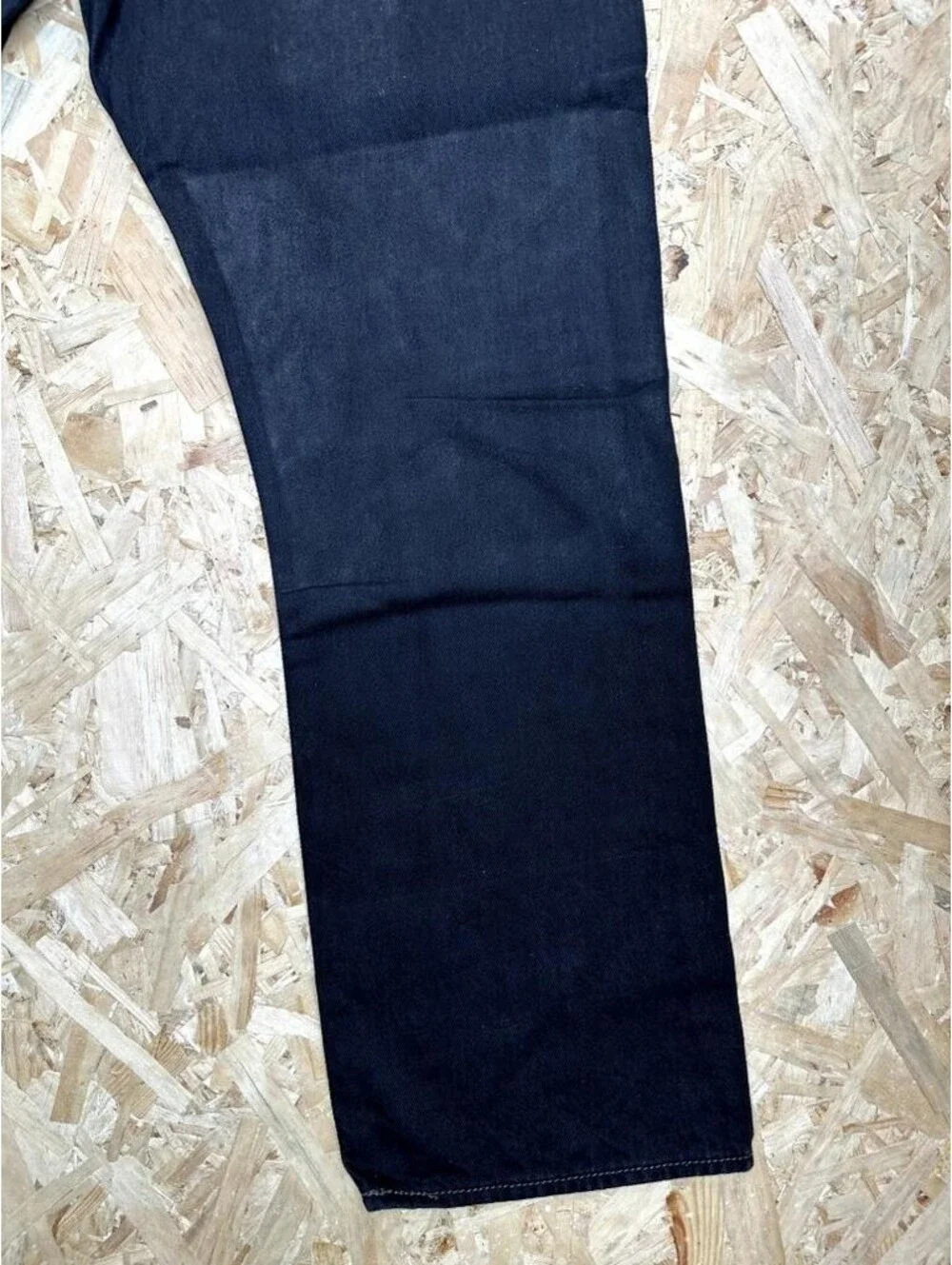 Levis 501 Original Fit Jeans Mens 38x29 Dark Wash Indigo Blue Denim Button Fly